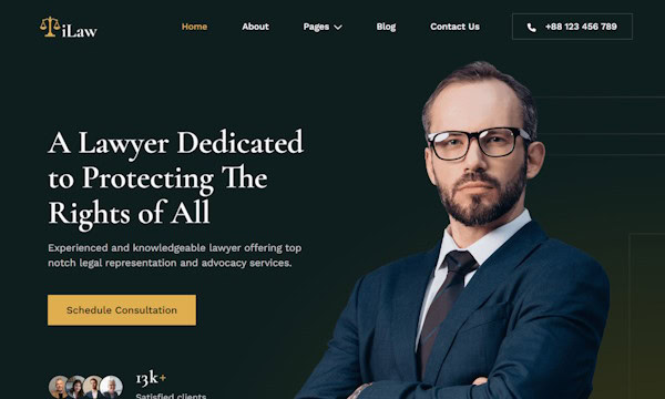Attorney & Real Estate – Clean Design Launch