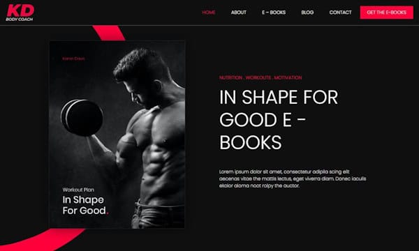 Gym Fitness and Health – Clean Design Launch