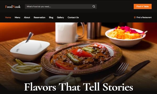 Upscale Restaurant – Clean Design Launch